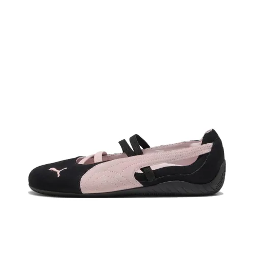 PUMA Speedcat Anti Slip Wear Resistant Low Top Ballet Shoes Women's Black Pink