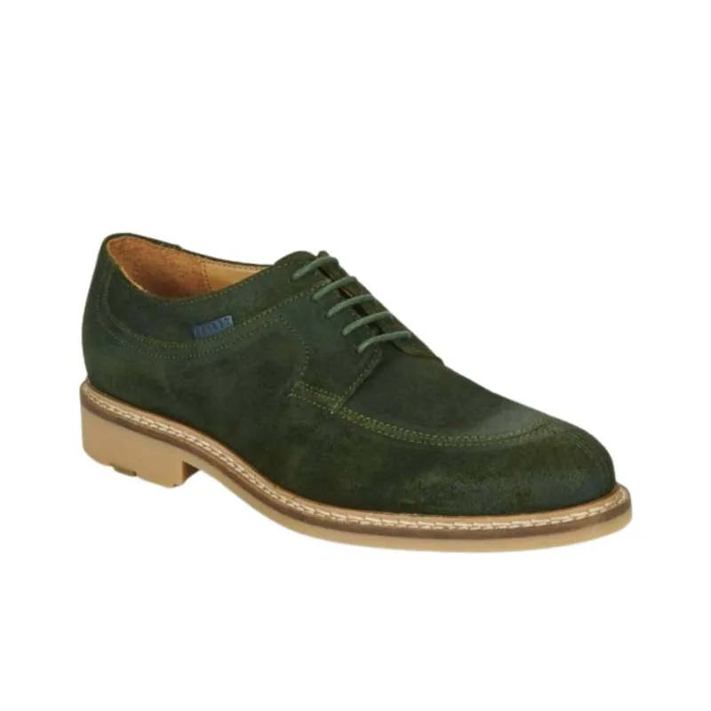 PELLET Dress Shoes Men Low Top Green-2