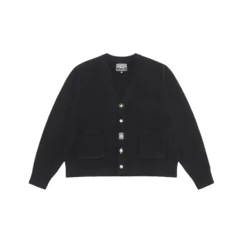 Stussy X Stussy Playing Card Suits Cardigan