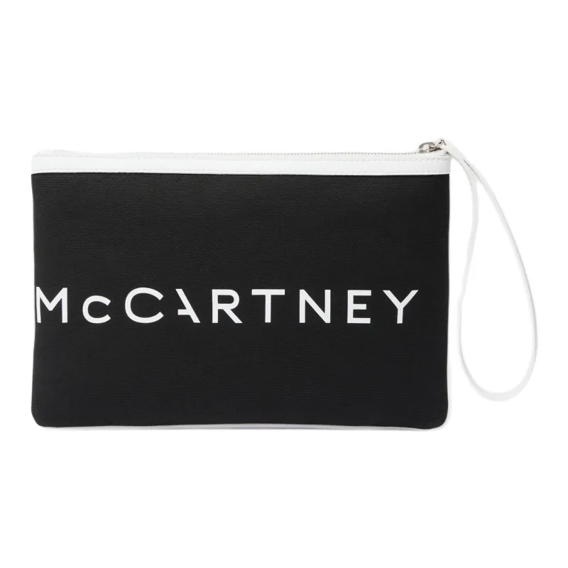 Stella McCartney Abaca Clutch Women's Black White-2