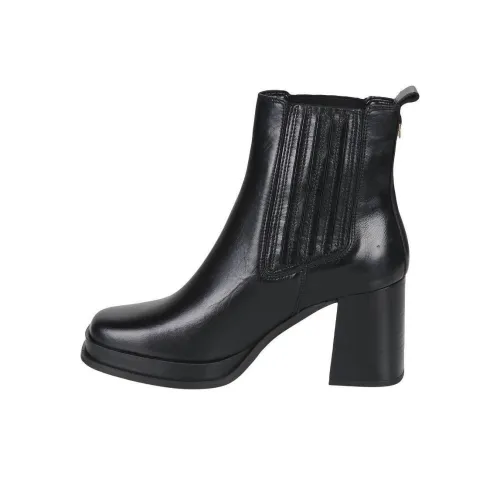 JB MARTIN Poire Short Chelsea Boots 8cm Women's Black