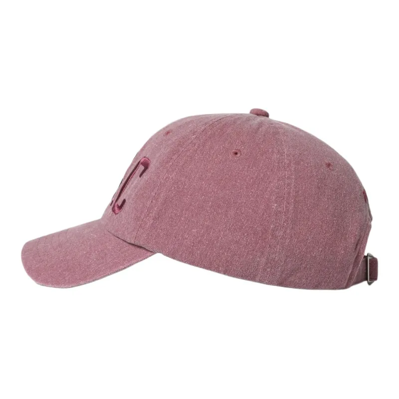 FILA Twill Cotton 100% Cotton Baseball Caps Unisex Pink-2