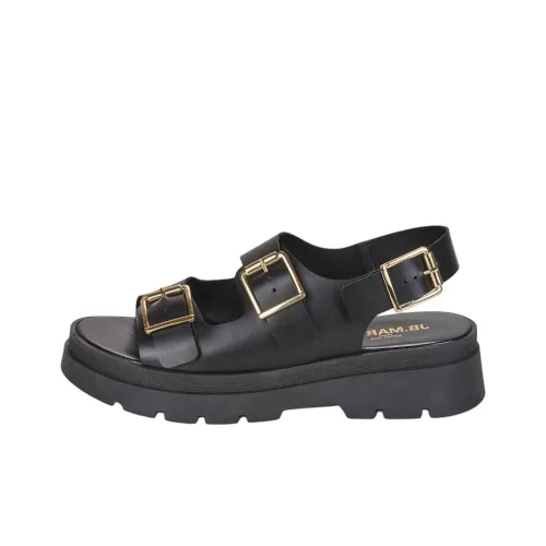 JB MARTIN Delta Strap Sandals 4cm Women's Black