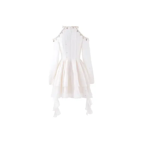 Oudifu Long Sleeved Dresses Women's Image Color