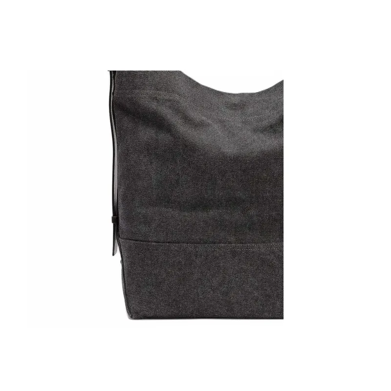 Lemaire Cotton One Shoulder Handbag Men's Black-3