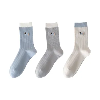Cotton Gene Mid Calf Socks Women's Combo Set
