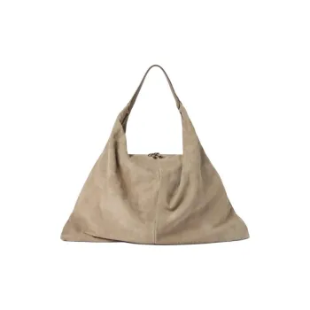 Brunello Cucinelli Logo Embossed Shoulder Bag