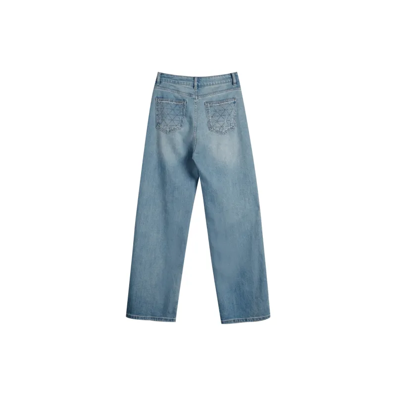 Olrain Jeans Women's Nostalgic Blue-6