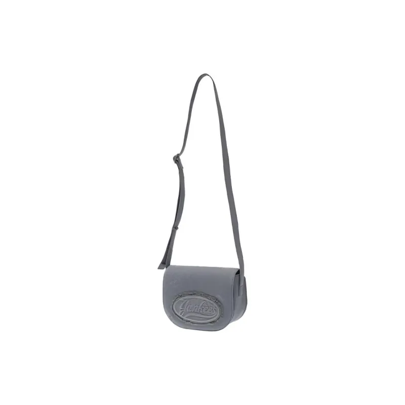 MLB Imitation Denim Crossbody Bag Unisex Gray-2