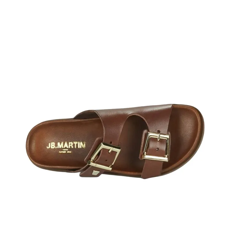 JB MARTIN Slide Slippers Women's Brown-5