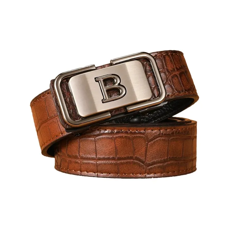 JKEM Alloy Leather Belts Unisex 4cm-6