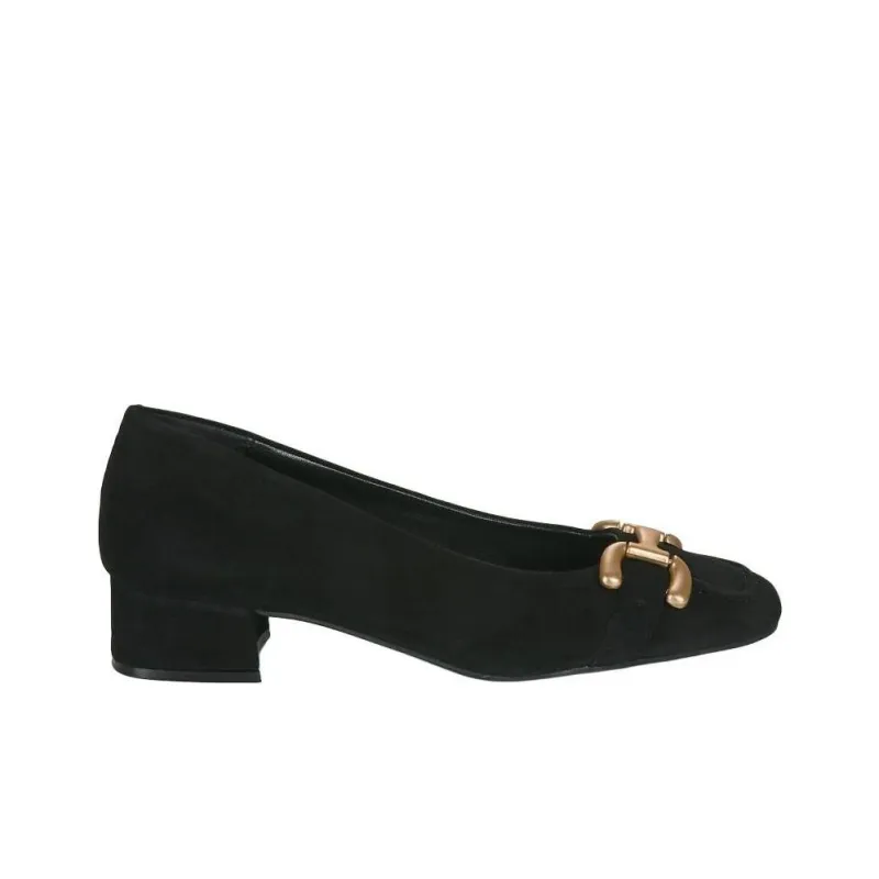 JB MARTIN Vickie Chunky Heel High Heels 3cm Women's Black-1