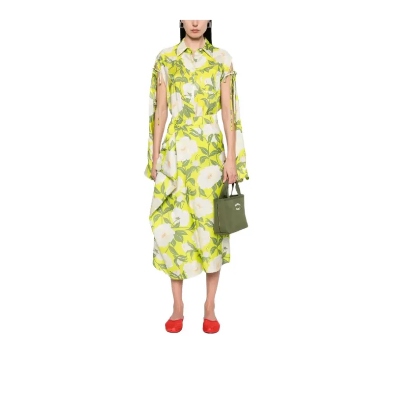 KENZO 'KENZO Peonies' Midi Skirt-1