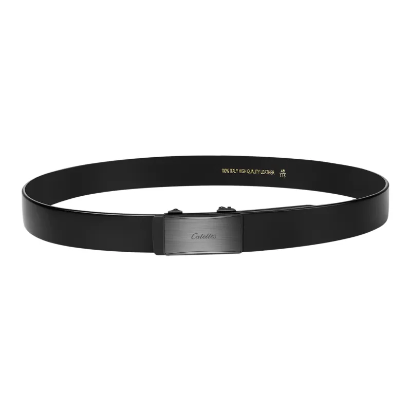 CATELLES Unlined Top Grain Cow Leather Leather Belts Men's 3.5cm-8