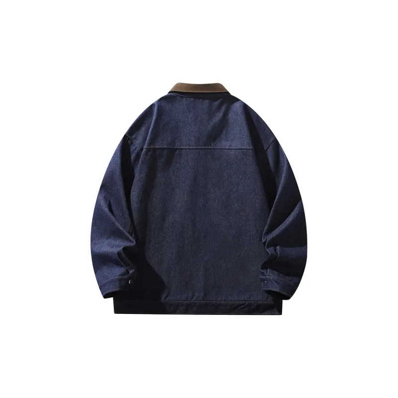 Ice flying Denim Jackets Unisex-3