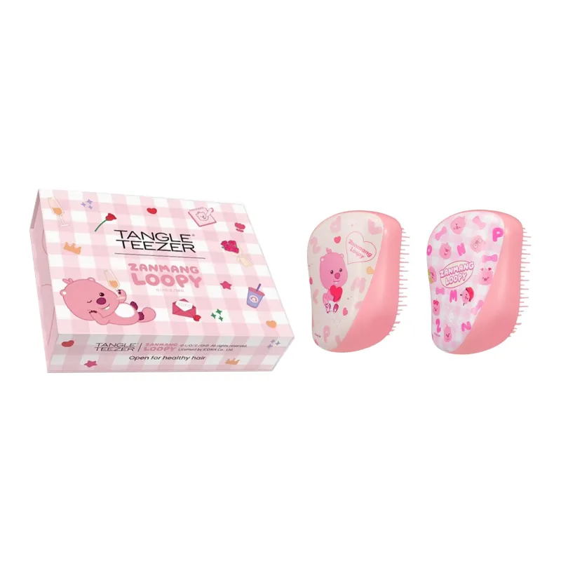 Tangle Teezer x ZANMANG LOOPY Heartfelt Box Portable Comb Set Fluffy-5