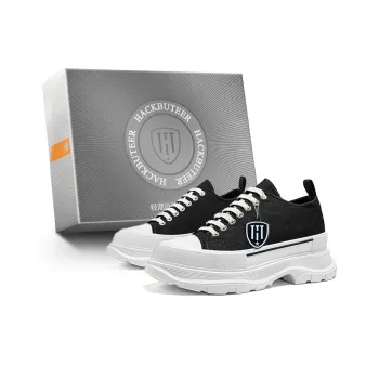 HACKBUTEER Low Top Canvas Shoes Men's Box