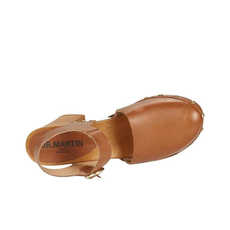 JB MARTIN Bavarde Chunky Heel High Heels Women's Brown-5