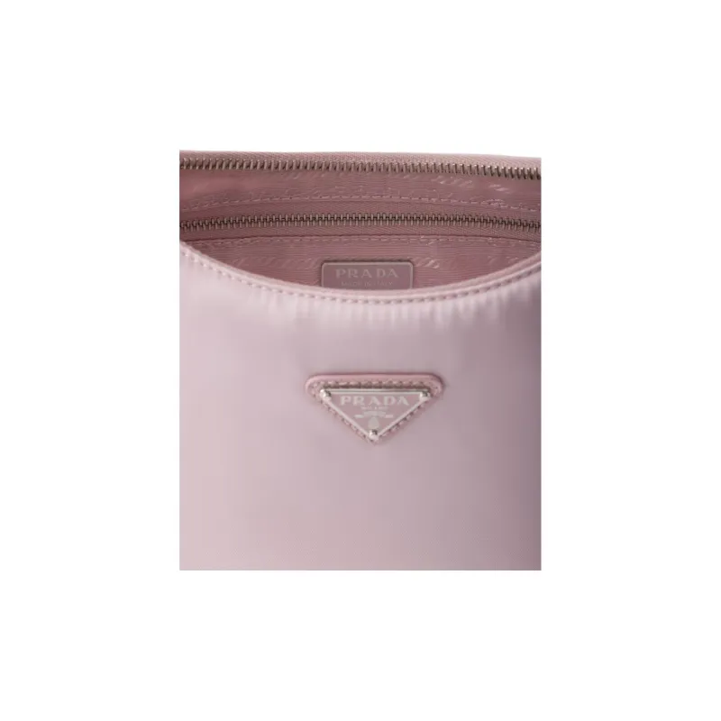PRADA Re-Edition Recycled Polyamide Handbag Mini Women's Pink-5