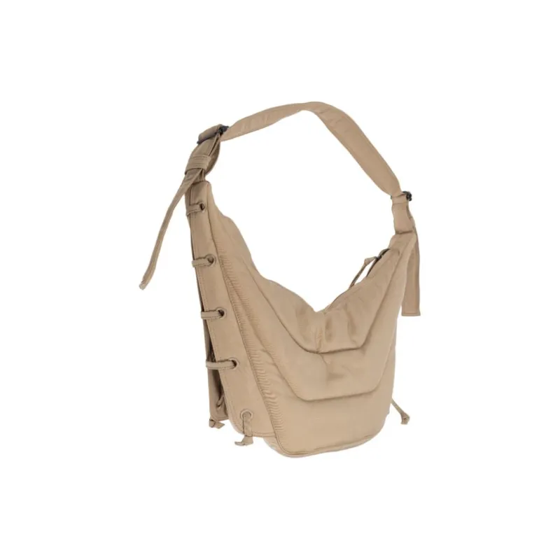 Lemaire Polyamide Croissant Bag Shoulder Bag Medium Size Unisex Beige-1