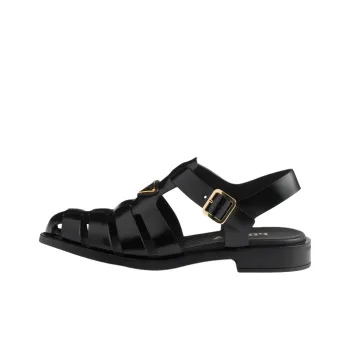 PRADA Fisherman Roman Sandals Women's Black