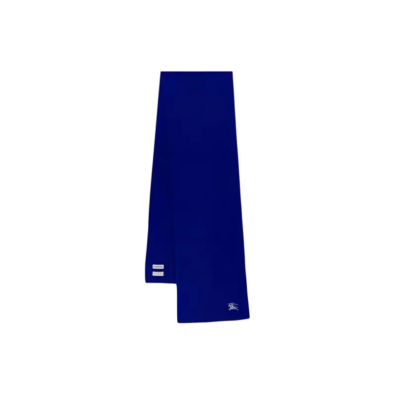 Burberry Cashmere Knit Scarves Men's Blue-1
