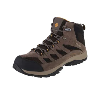 Columbia Crestwood Anti-Slip Wear-Resistant Mid-Top Trekking Shoes Men's Brown
