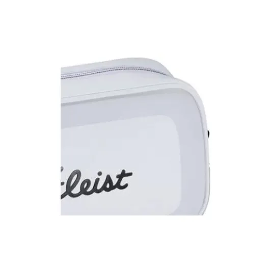 TITLEIST PU Polyurethane Storage Bag Men's White-1