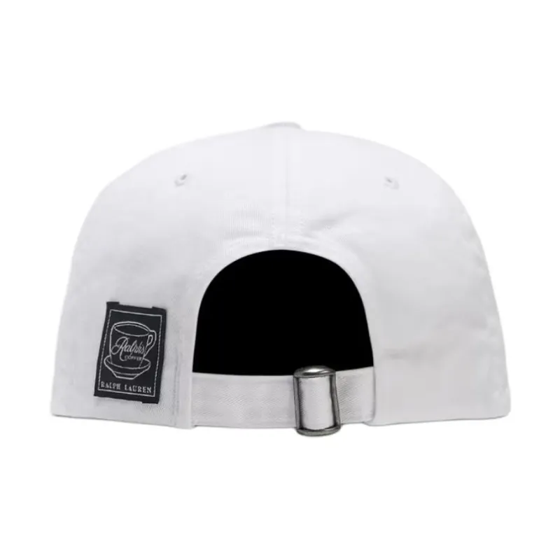Polo Ralph Lauren Cotton Metal Baseball Caps Men's White-3