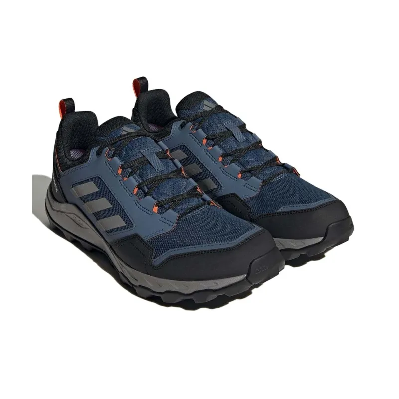 Adidas Terrex Tracerocker Waterproof And Breathable Low Top Trail Running Shoes Men's Blue Black-2
