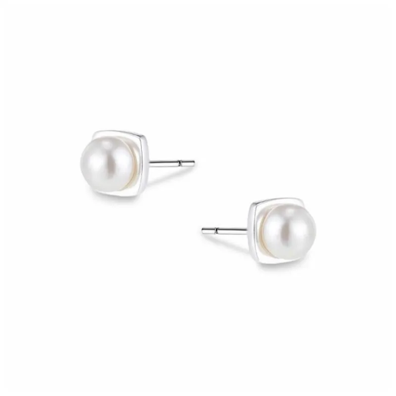 Love Pearl Stud Earrings Women's-0