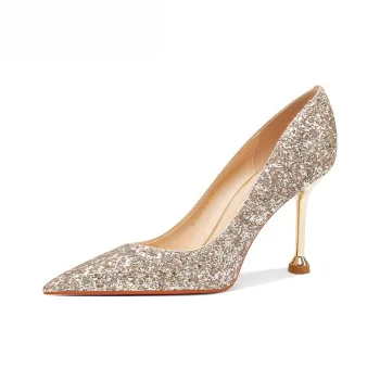 BINGO DUCK Slim Heel High Heels Women's