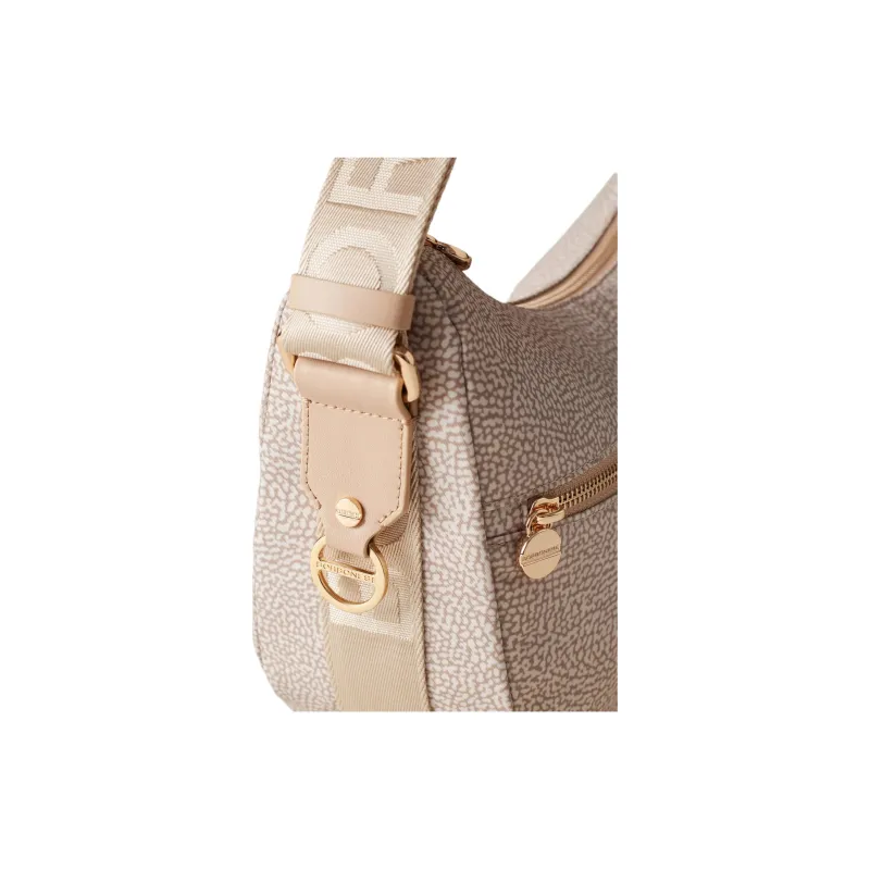 BORBONESE Luna Small Shoulder Bag-4