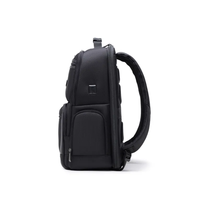 HLA Polyester Backpack Large Size Men's Black/Gray-5