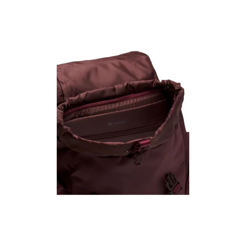 Lululemon Polyester Backpack Small Size Unisex Goodnight Plum & Brass-2