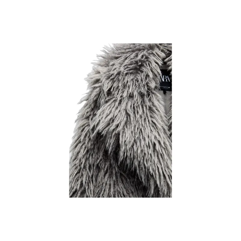 ZARA Coats Women's Light Gray-2