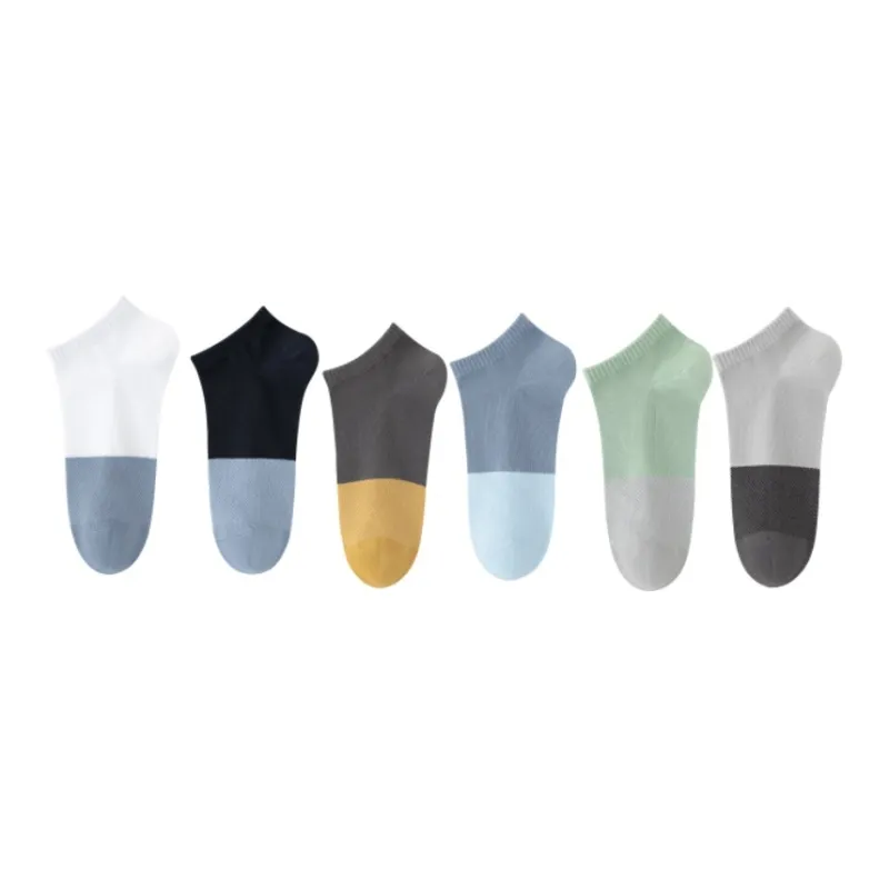 Lan Miao No-Show Socks Men's 6 Pack-4