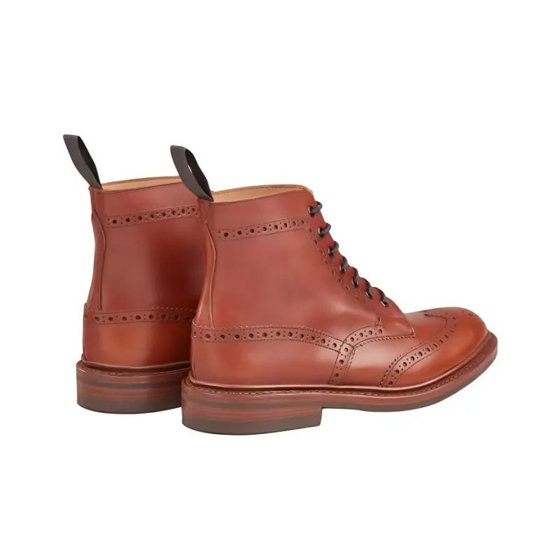 Tricker's Stow Ankle Boots Men's Brown Red-3