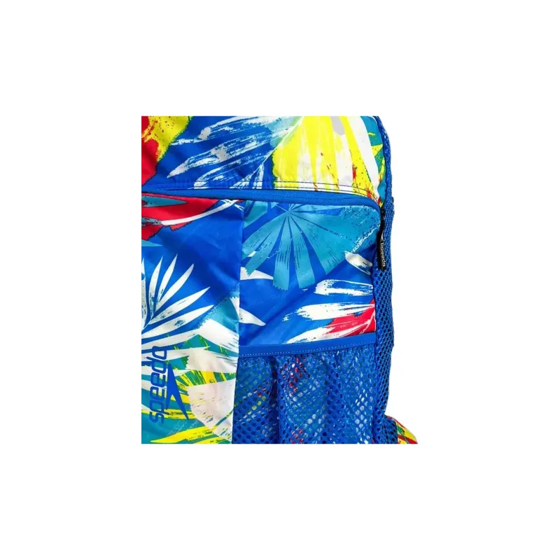 Speedo Polyester Backpack Unisex Perforated Blue-3