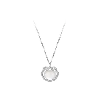 Ancient Jewelry Chalcedony Jade Necklaces Women's