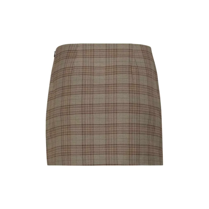 ARITZIA Sunday Best Horowitz Skirt Casual Short Skirts Women's Rosalind Rm Br/Brown-1