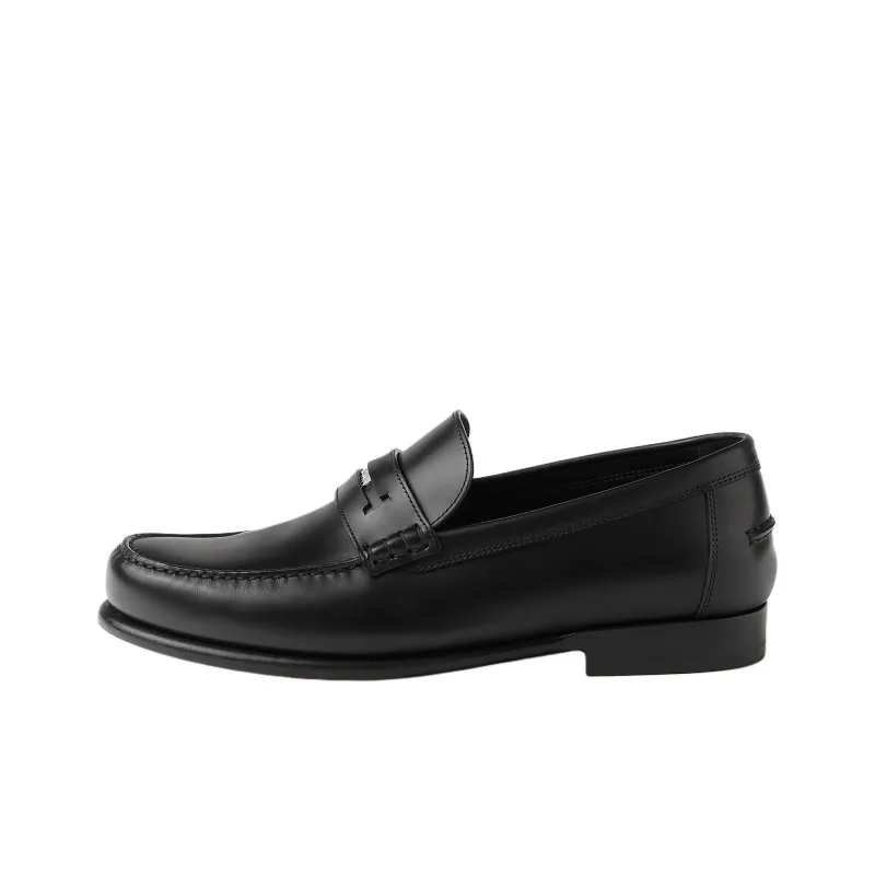 HERMES Kristian Loafers Men's Black-0