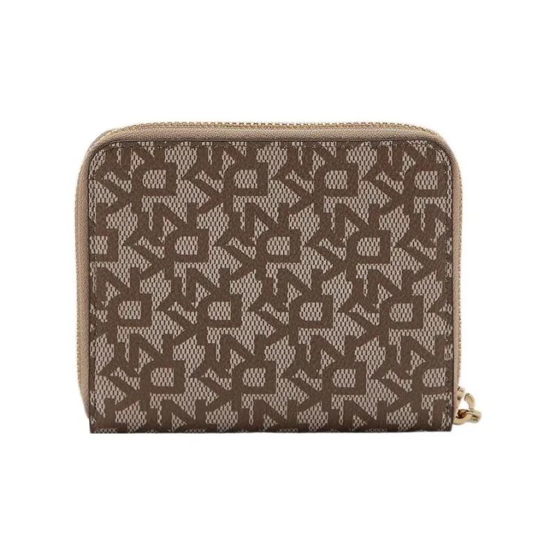 DKNY Artificial Leather Bonded PU Wallet Women's Light Brown-1