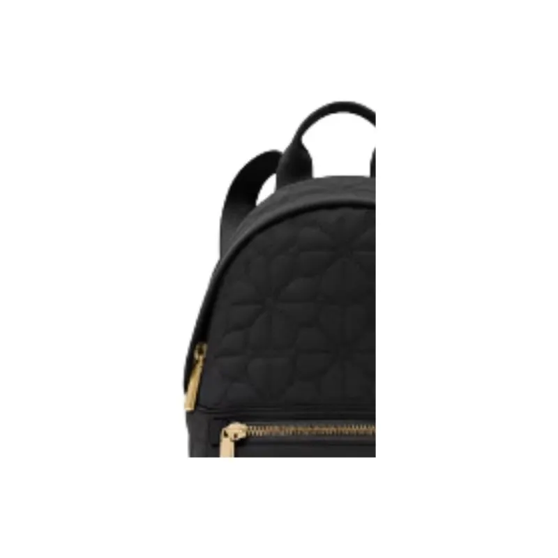Kate Spade Spade Flower Fabric Backpack Mini Women's Black-3