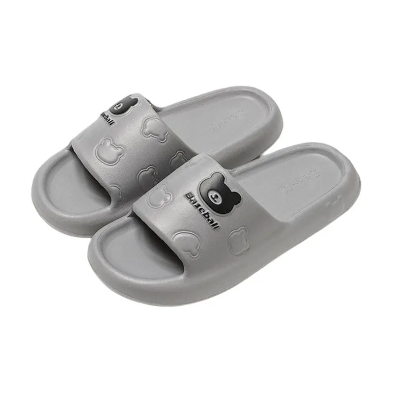 ECAC Couple Summer Indoor Home Bathroom Bathing Slip Resistant Platform Squashy And Bouncy Feeling, Slippers-1