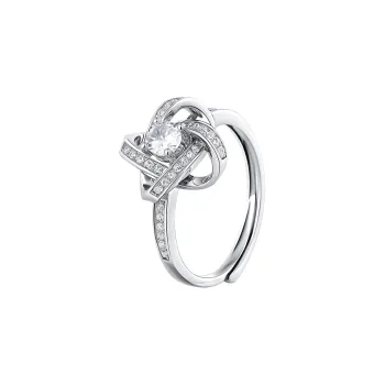 MISS XIA JWY Copper Silver Plated Rings Women's