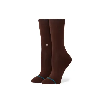 Stance Mid Calf Socks Women's 1 Pack Brown