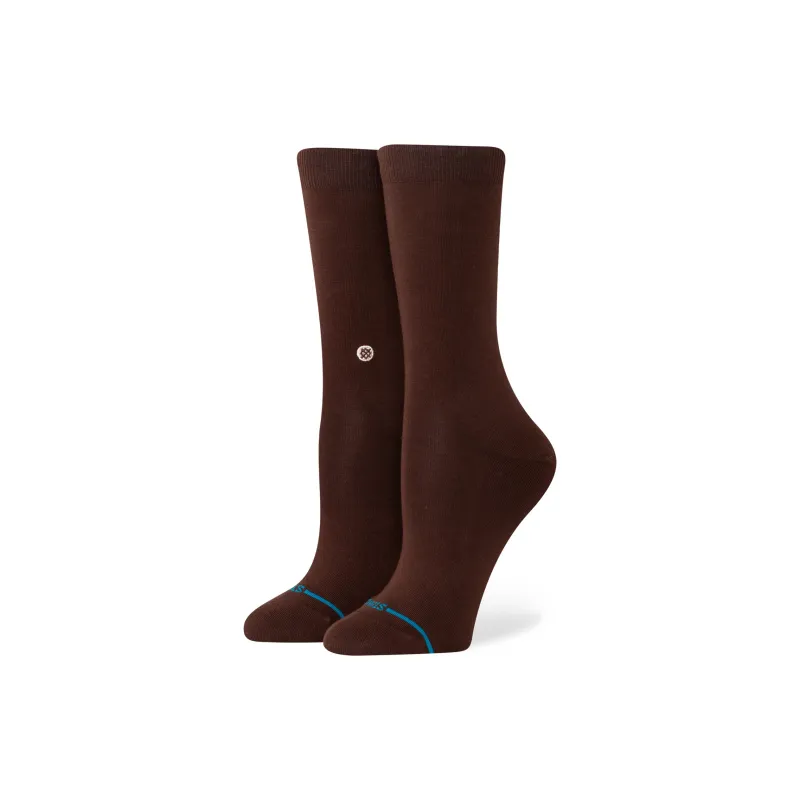 Stance Mid Calf Socks Women's 1 Pack Brown-0