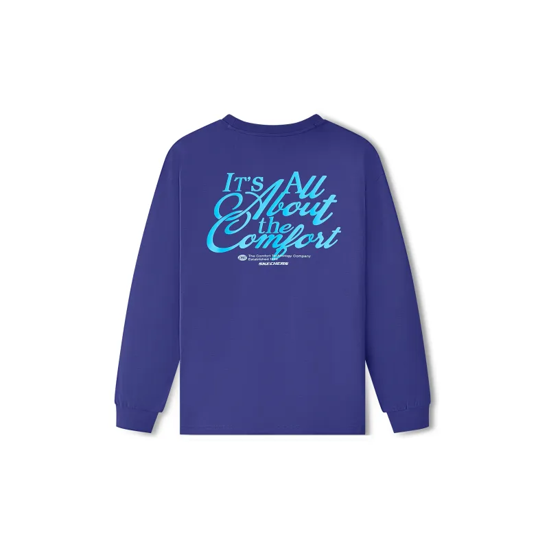 Skechers Sports Life Collection T-Shirt Unisex Captain Purple-1