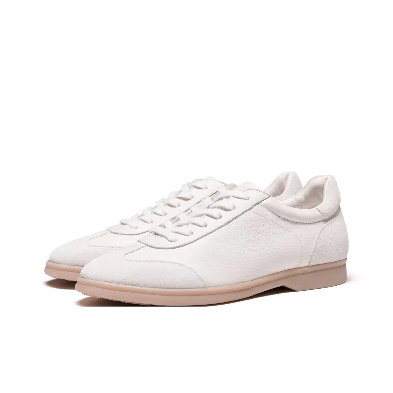 TRUFFAUT Lightweight Breathable German Army Trainers Low Top Casual Shoes Men's-11